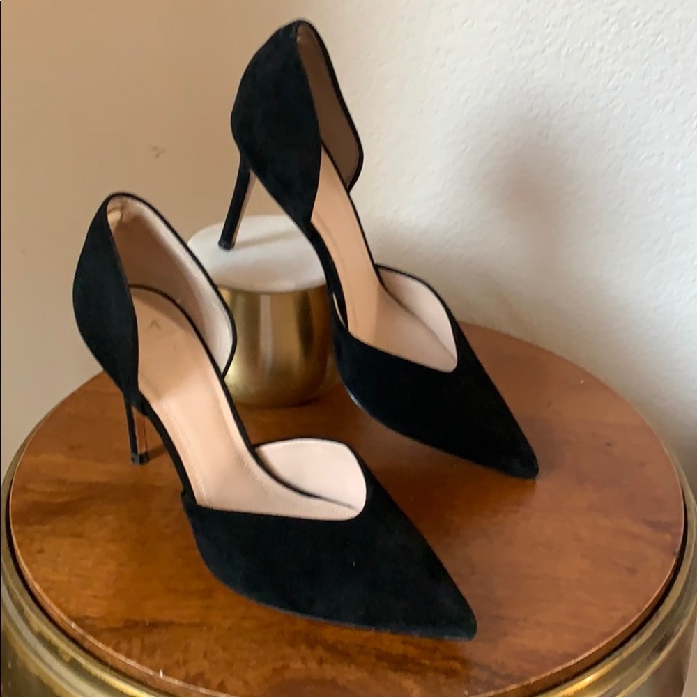 Black Marc Fisher D’Orsay Heels